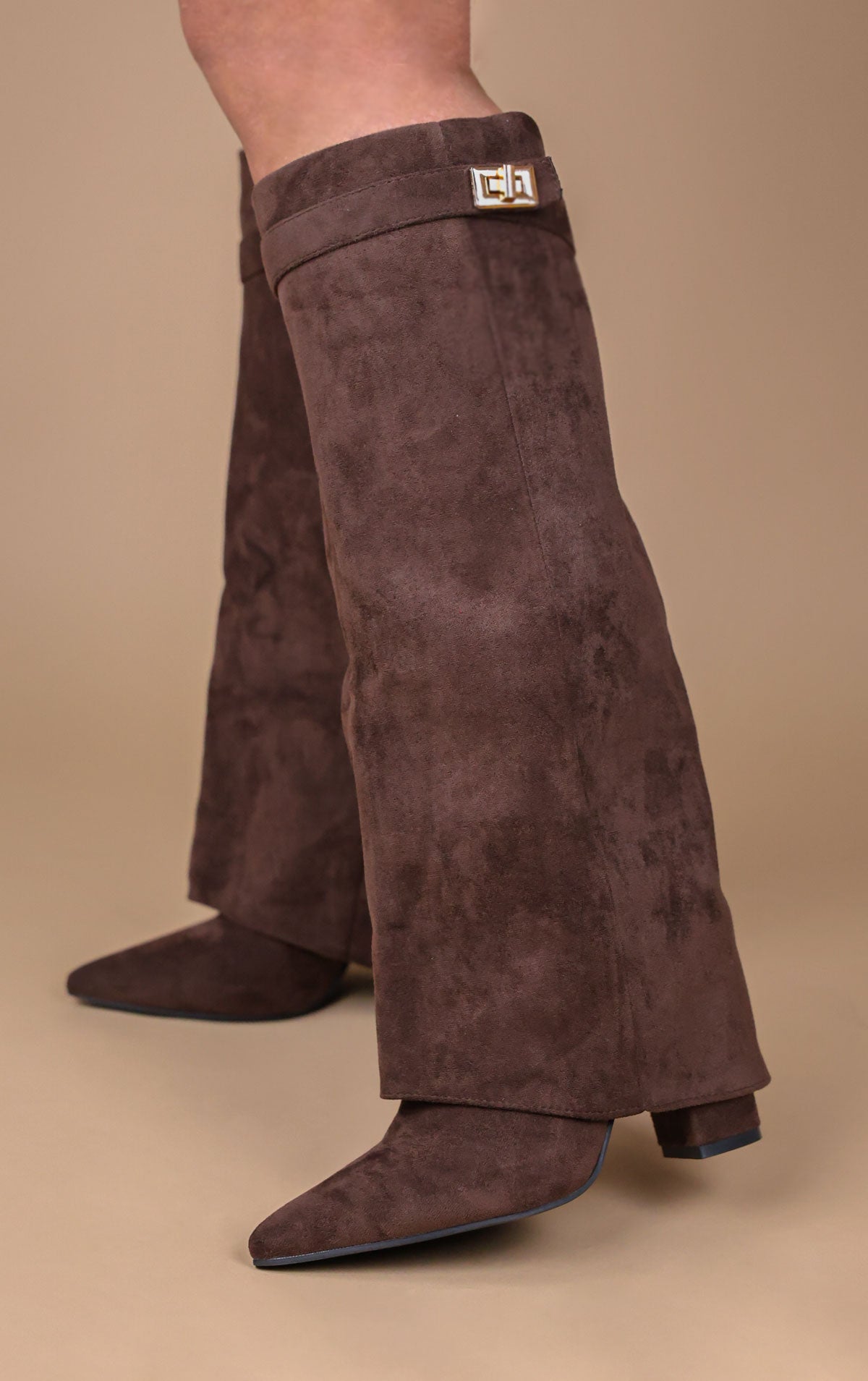 NOVATA ORO Bottes suède