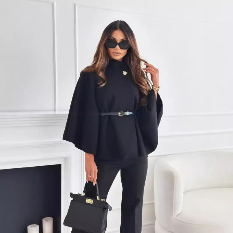 NOVATA PARISIAN Manteau poncho