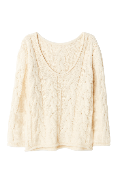 NOVATA WOOL Top de punto