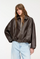 NOVATA  ARIA  Veste Cuir Style Oversize