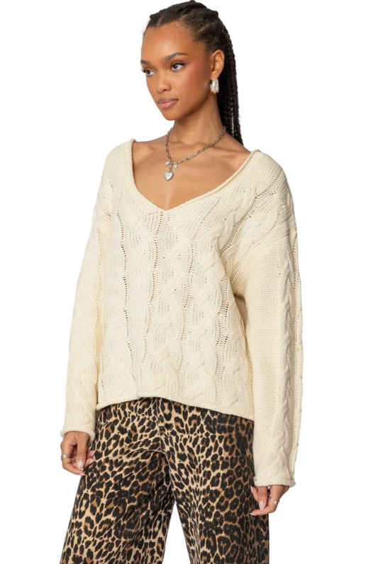 NOVATA WOOL Top de punto