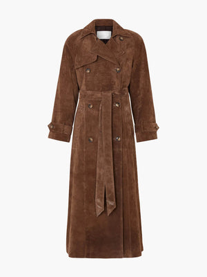 NOVATA HAVEN Trench-coat suède
