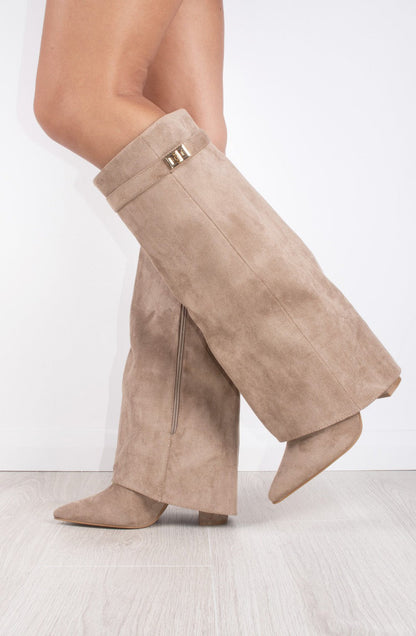 NOVATA ORO Bottes suède